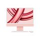 Apple iMac Apple M M3 59,7 cm (23.5") 4480 x 2520 pixels 8 Go 256 Go SSD PC All-in-One macOS Sonoma Wi-Fi 6E (802.11ax) Rose