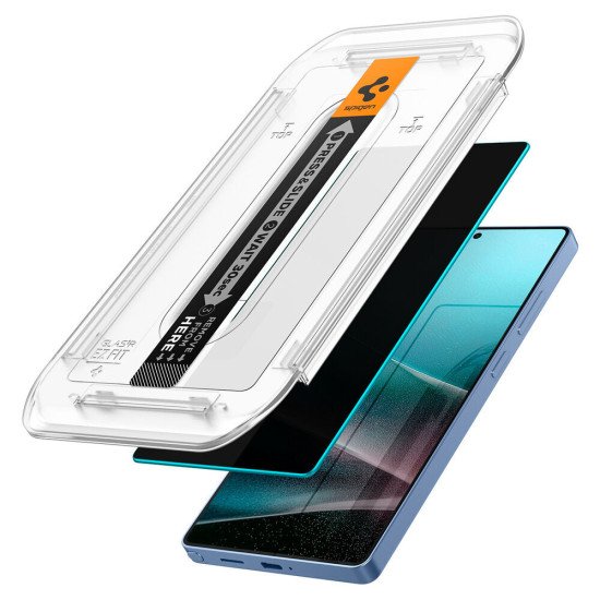 Spigen GLAS.tR EZ Fit HD Privacy Protection de l'écran contre les regards indiscrets Samsung 2 pièce(s)
