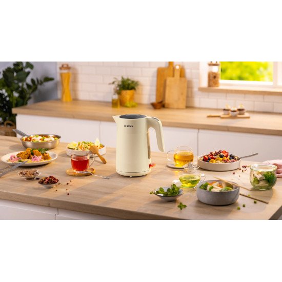 Bosch MyMoment bouilloire 1,7 L 2400 W Crème, Gris