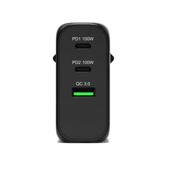 Port Designs 902100EPEU chargeur d'appareils mobiles Ordinateur portable, Tablette, Smartphone Noir Secteur Intérieure