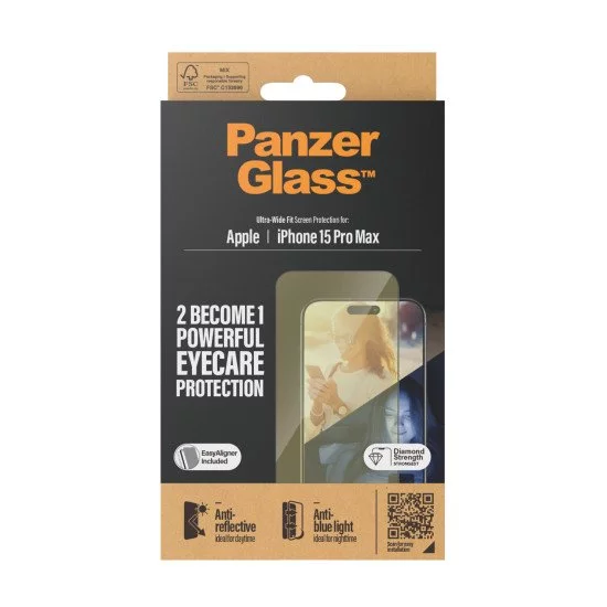 PanzerGlass UWF Anti Reflective & Bluelight Protection d'écran transparent Apple 1 pièce(s) PanzerGlass UWF Anti Reflective & Bluelight Protection d'écran transparent Apple 1 pièce(s)