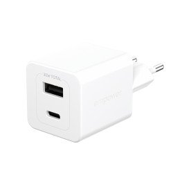 PanzerGlass empower by ® Turbo 35W Charger incl. USB-C + USB-A | EU Plug | Silver White Protection d'écran transparent Universel 1 pièce(s)