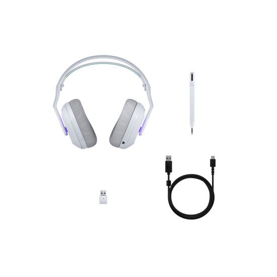 Logitech G G522 Lightspeed Casque Avec fil &sans fil Arceau Jouer USB Type-C Bluetooth Blanc Logitech G G522 Lightspeed Casque Avec fil &sans fil Arceau Jouer USB Type-C Bluetooth Blanc