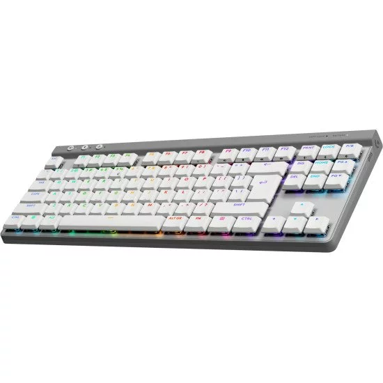 Logitech G G515 clavier Jouer RF sans fil + Bluetooth QWERTY US International Blanc Logitech G G515 clavier Jouer RF sans fil + Bluetooth QWERTY US International Blanc