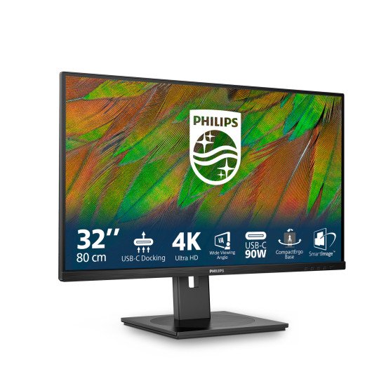 Philips 3000 series 32B1U3900/00 écran PC 80 cm (31.5") 3840 x 2160 pixels 4K Ultra HD LCD Noir Philips 3000 series 32B1U3900/00 écran PC 80 cm (31.5") 3840 x 2160 pixels 4K Ultra HD LCD Noir