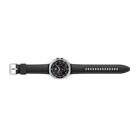 Samsung Galaxy Watch 8 Classic 3,3 cm (1.3") AMOLED 46 mm Numérique 438 x 438 pixels Écran tactile 4G Argent Wifi GPS (satellite)