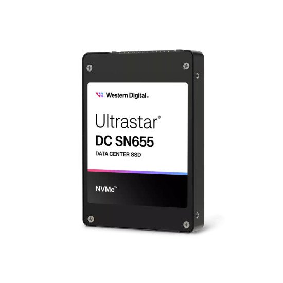 Western Digital Ultrastar DC SN655 U.3 15,4 To PCI Express 4.0 3D TLC NAND NVMe