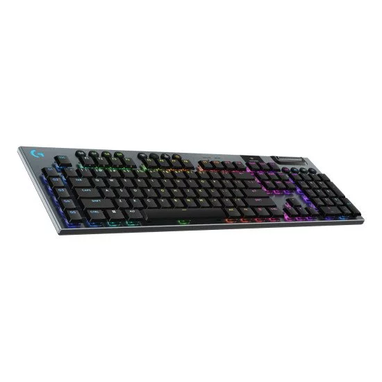 Logitech G G915 X LIGHTSPEED clavier Jouer USB + RF Wireless + Bluetooth QWERTZ Allemand Noir Logitech G G915 X LIGHTSPEED clavier Jouer USB + RF Wireless + Bluetooth QWERTZ Allemand Noir