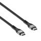 Manhattan Câble USB-C vers USB-C rapide (240 W), 2 m, charge ordinateur portable, compatible tous PC portables (un chargeur mural USB-C de 240 W supplémentaire est nécessaire), portée extra-longue, noir, garantie 3 ans