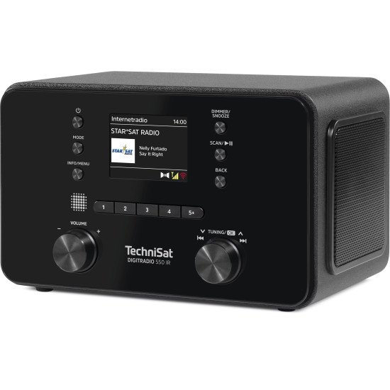 TechniSat Digitradio 550 IR Personnel Numérique Noir