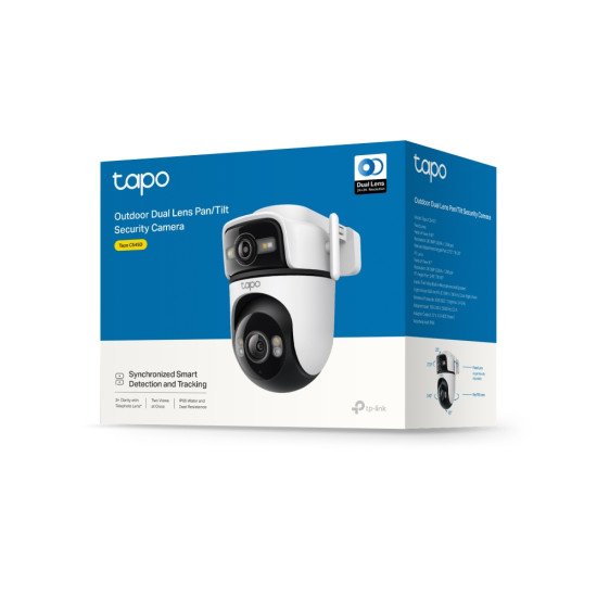 TP-Link Tapo C545D Sphérique Caméra de sécurité IP Extérieure 2304 x 1296 pixels Plafond/Mur/Poteau