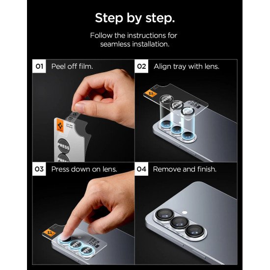 Spigen GLAS.tR EZ Fit Optik Pro HD Protecteur d'objectif caméra Samsung 2 pièce(s)