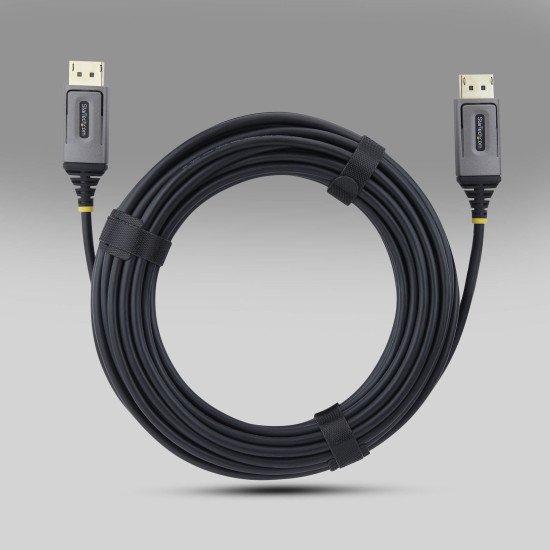 StarTech.com Câble Optique Actif Hybride (AOC) DisplayPort 1.4 de 30m, CMP Plenum, 8K 60Hz, 32,4 Gbps, Câble DisplayPort Actif
