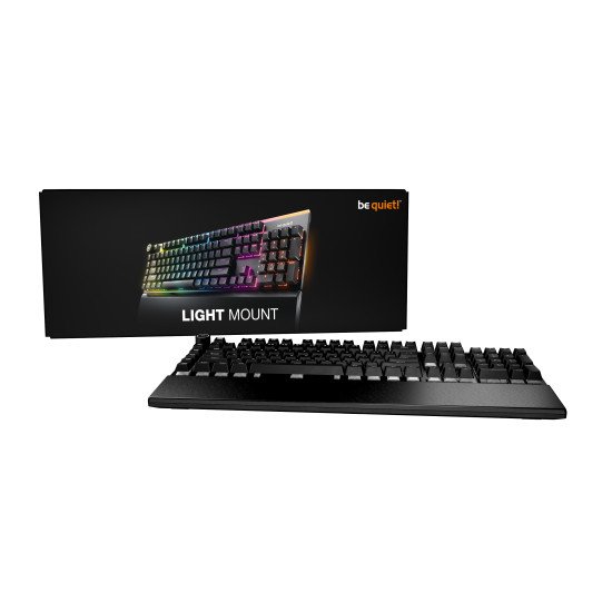 be quiet! Light Mount Silent Linear DE ISO clavier Gaming USB QWERTZ Allemand Noir