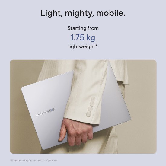 ASUS ExpertBook P3 P3605CVA-MB0170X Intel® Core™ i7 i7-13620H Ordinateur portable 40,6 cm (16") WUXGA 32 Go DDR5-SDRAM 1 To SSD Wi-Fi 6 (802.11ax) Windows 11 Pro US International Gris