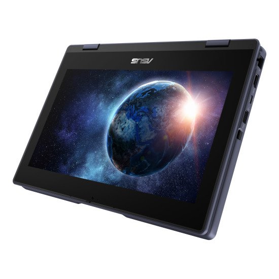 ASUS BR1104FTA-NS0076XA Intel® N N150 Hybride (2-en-1) 29,5 cm (11.6") Écran tactile HD 8 Go LPDDR5-SDRAM 128 Go SSD Wi-Fi 6E (802.11ax) Windows 11 Pro Education Belge Gris
