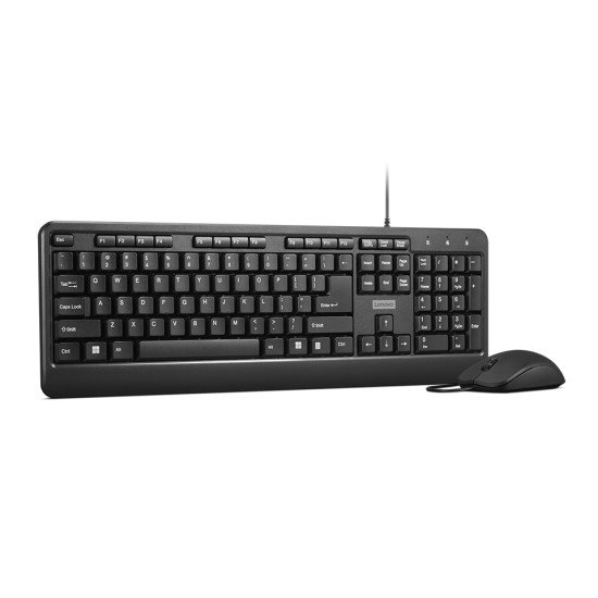Lenovo 160 clavier Souris incluse maison/bureau USB Anglais américain Noir Lenovo 160 clavier Souris incluse maison/bureau USB Anglais américain Noir