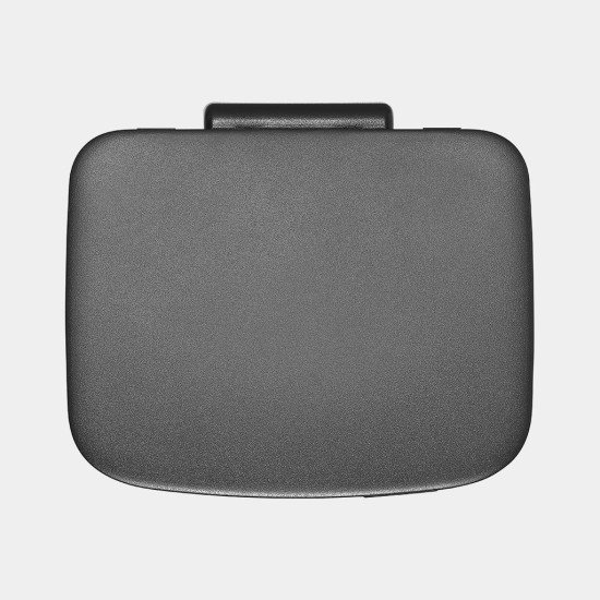Brabantia Bo Waste Bin 7 L Rectangulaire Acier Noir, Blanc Brabantia Bo Waste Bin 7 L Rectangulaire Acier Noir, Blanc