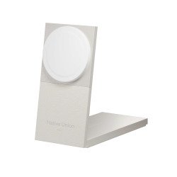 Native Union Rise 2-In-1 Qi2 Smartphone Gris clair Recharge sans fil Intérieure