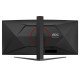 AOC G4 CU34G4 écran PC 86,4 cm (34") 3440 x 1440 pixels Wide Quad HD LED Noir, Rouge
