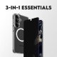 PanzerGlass CR94821 coque de protection pour téléphones portables 17 cm (6.7") Housse Noir, Transparent