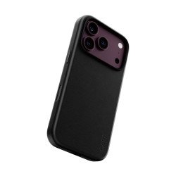 PanzerGlass CARE™ by ® Solo Vegan Leather Case Black w. MagSafe iPhone 2026 Pro | 17 Pro coque de protection pour téléphones portables Housse Noir