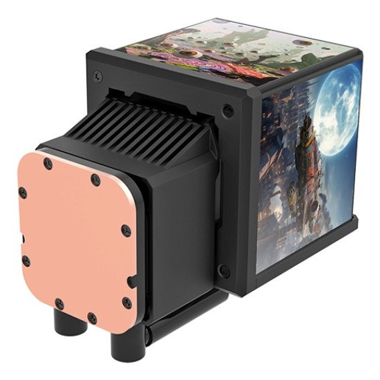 Thermaltake MINECUBE 360 Ultra Processeur Refroidisseur de liquide tout-en-un 12 cm Noir 1 pièce(s)