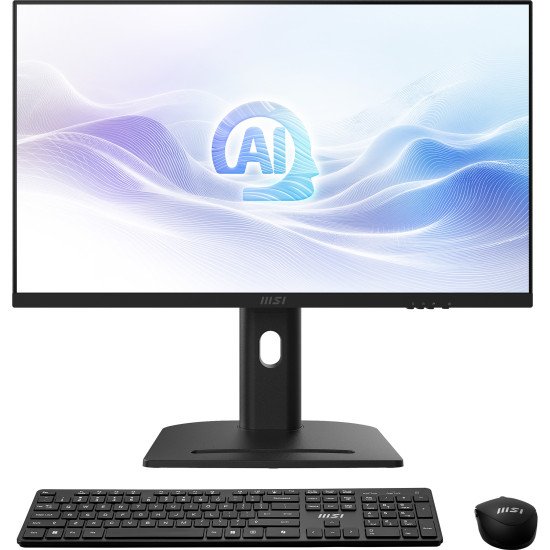 MSI Modern AM273QP AI 1UMG-221AT Intel Core Ultra 7 155H 68,6 cm (27") 2560 x 1440 pixels PC All-in-One 32 Go DDR5-SDRAM 1 To SSD Windows 11 Pro Wi-Fi 6E (802.11ax) Noir