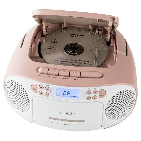 Reflexion RCR2260 Portable Rose, Blanc