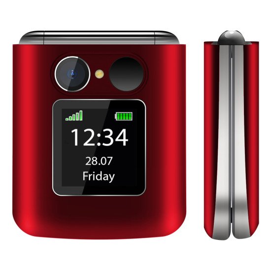 Beafon Fold 10 LTE 5,59 cm (2.2") 95 g Noir, Rouge Téléphone pour seniors Beafon Fold 10 LTE 5,59 cm (2.2") 95 g Noir, Rouge Téléphone pour seniors