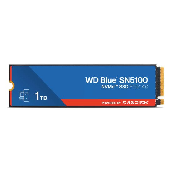 Western Digital WD Blue SN5100 1 To M.2 PCI Express 4.0 NVMe QLC 3D NAND Western Digital WD Blue SN5100 1 To M.2 PCI Express 4.0 NVMe QLC 3D NAND