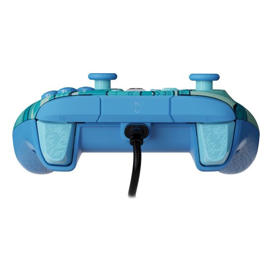 Turtle Beach Rematch Advanced Blue Kitsune Manette de jeu filaire - Licence Xbox Series XS, Xbox One et PC avec Phosphorescent, Boutons Programmables, Gâchettes, commandes audio et câble de 2.5 m