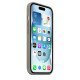 Apple Coque en silicone avec MagSafe pour iPhone 15 - Argile Apple Coque en silicone avec MagSafe pour iPhone 15 - Argile