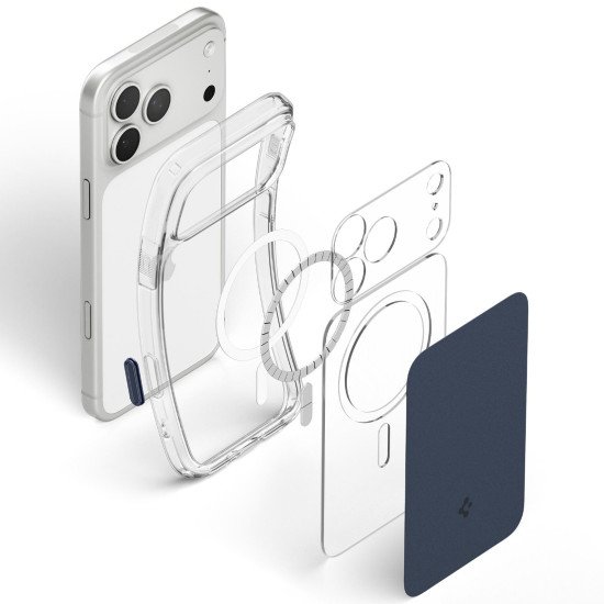 Spigen Ultra Hybrid T (MagFit) coque de protection pour téléphones portables 16 cm (6.3") Housse Transparent, Bleu