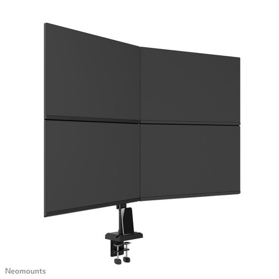 Neomounts DS60-600BL2-2 Bras de moniteur quadruple 10-32"