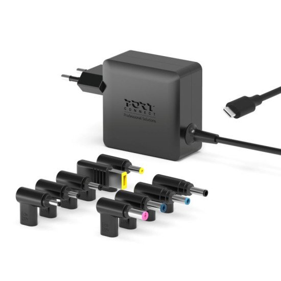 Port Designs 904065UWEU adaptateur de puissance & onduleur Intérieure 65 W Noir