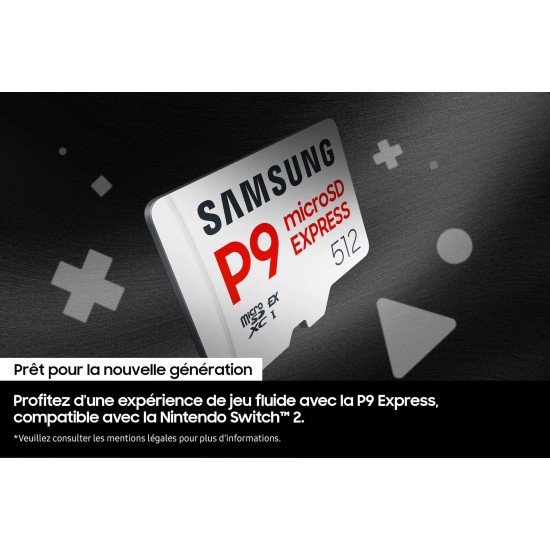 Samsung Carte microSD P9 Express 512 Go