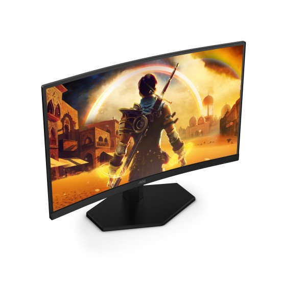 AOC G4 23.6" VA FHD 180Hz écran PC 59,9 cm (23.6") 1920 x 1080 pixels Full HD LCD Noir, Rouge