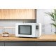 Smeg MOC02WHMEU micro-onde Blanc Micro-onde combiné Comptoir 27 L 1450 W