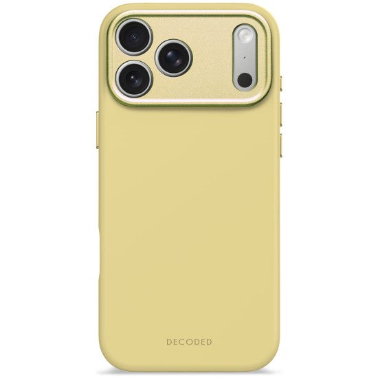 Decoded Silicone Backcover Apple iPhone 17 Pro Max Yuma Yellow coque de protection pour téléphones portables 17,5 cm (6.9") Housse Jaune