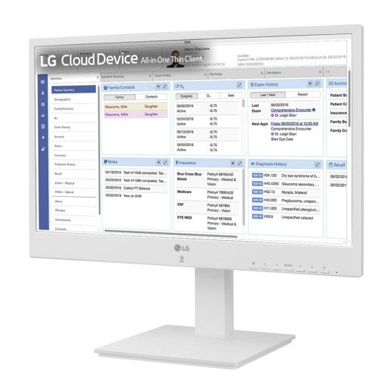 LG 24CR671N-2P.AEU PC tout en un/station de travail Intel® Pentium® N6005 60,5 cm (23.8") 1920 x 1080 pixels All-in-One thin client 8 Go DDR4-SDRAM 256 Go SSD Blanc