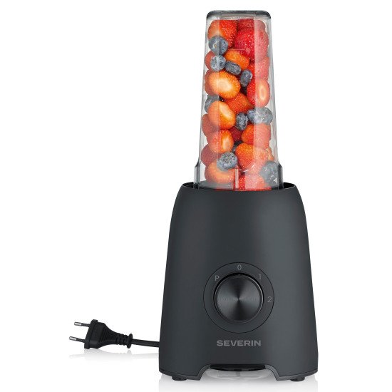 Severin SM 3724 blender 1,5 L Mélangeur de table 600 W Noir, Transparent