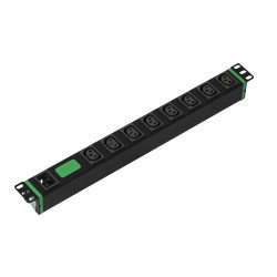 APC Easy Rack unité de distribution d'énergie 8 sortie(s) CA 1U Noir