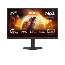 AOC G4 27G4ZR/69 écran PC 68,6 cm (27") 1920 x 1080 pixels Noir, Rouge
