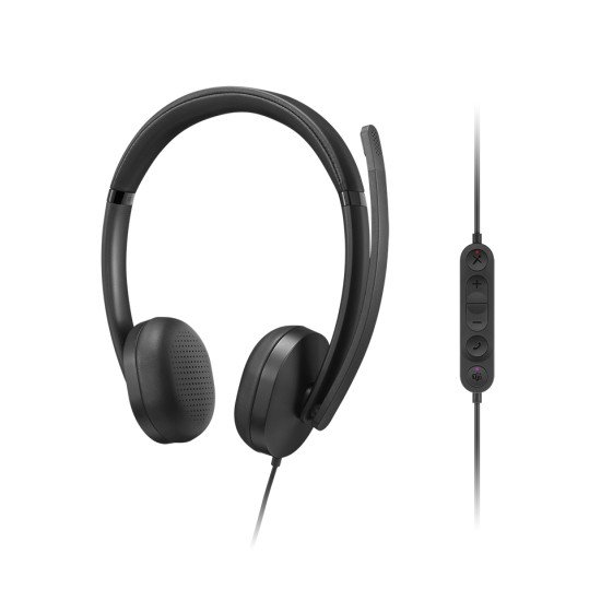 Lenovo VoIP Headset 5000 Casque Avec fil Arceau Bureau/Centre d'appels USB Type-C Noir
