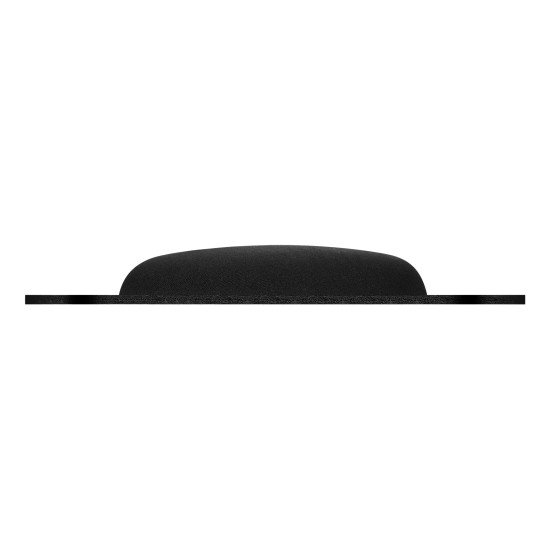 Manhattan Tapis de souris avec repose-poignet en gel, noir, 241 × 203 × 40 mm, base antidérapante, garantie à vie