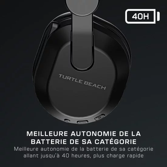 Turtle Beach Casque gaming sans fil Stealth 500 officiel pour Xbox Series X|S, Xbox One et fonctionne via Bluetooth avec les PC, la Switch et mobile - 40 heures de batterie, coussinets en mousse à mémoire de forme et microphone désactivable par basculemen Turtle Beach Casque gaming sans fil Stealth 500 officiel pour Xbox Series X|S, Xbox One et fonctionne via Bluetooth avec les PC, la Switch et mobile - 40 heures de batterie, coussinets en mousse à mémoire de forme et microphone désactivable par basculemen