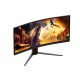 AOC G4 CU34G4CAP écran PC 86,4 cm (34") 3440 x 1440 pixels UltraWide Quad HD LCD Noir, Rouge