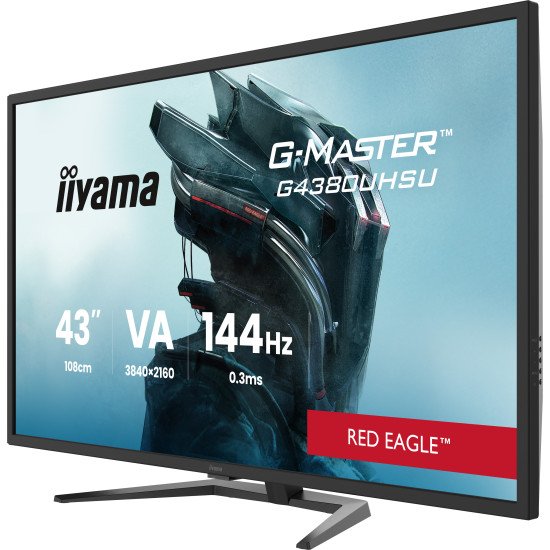 iiyama G-MASTER G4380UHSU-B2 écran PC 108 cm (42.5") 3840 x 2160 pixels 4K Ultra HD LED Noir iiyama G-MASTER G4380UHSU-B2 écran PC 108 cm (42.5") 3840 x 2160 pixels 4K Ultra HD LED Noir