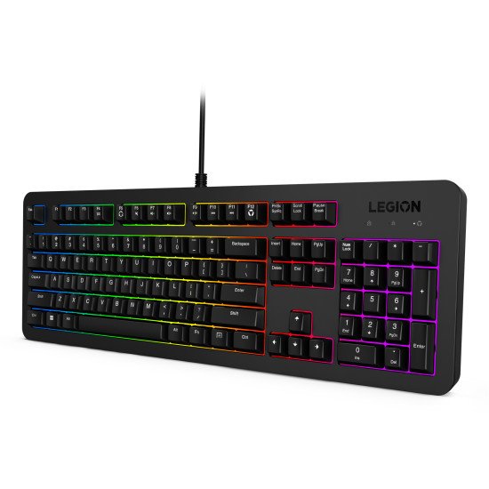 Lenovo K310 clavier Gaming USB Anglais américain Noir